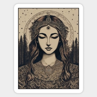 Moon Goddess Sticker